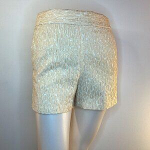 EXPRESS Women's Peach/White Crinkled Mini Shorts - NWT